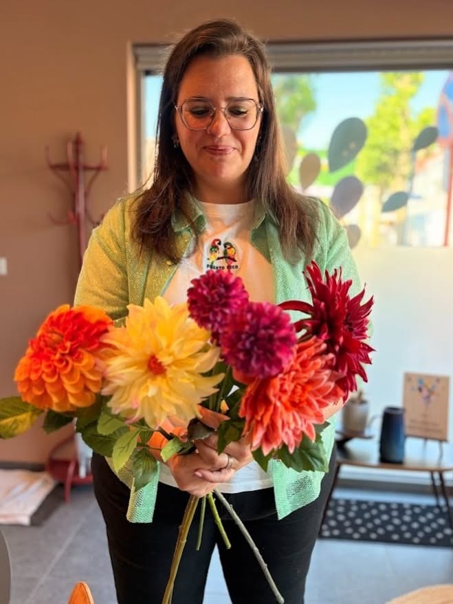Annelies Deprez van Bloemen Zonder Zorgen en Kerstboom Zonder Zorgen
